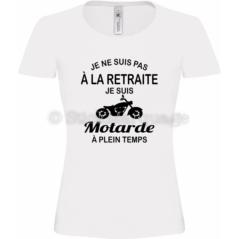 Tee-Shirt Femme - Logo Motard