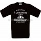 Tee-shirt noir Homme Retraite & Randonneur