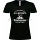 Tee-shirt noir Femme Retraite & Randonneuse