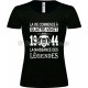 Tee-shirt Noir Femme 80ème Anniversaire La Naissance des Légendes 1944