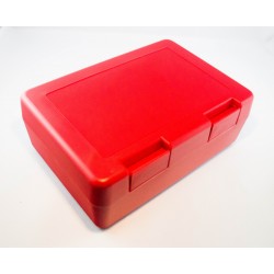 Boîte à sandwich et goûter rouge personnalisable