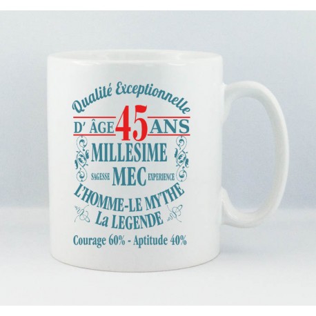 Mug Age Millésime Mec