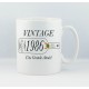 Mug Vintage 30ème Anniversaire 1986