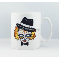 Mug Crâne Femme couleur Automnale