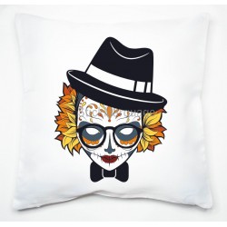 Housse de coussin Skull Femme couleur d'Automne