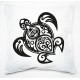 Housse de coussin Tortue Tribal