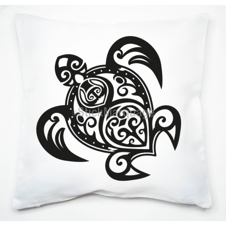 Housse de coussin Tortue Tribal