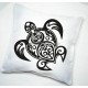 Housse de coussin Tortue Tribal