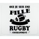 Tapis de souris Rugby pour les femmes