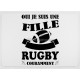 Tapis de souris Rugby pour les femmes