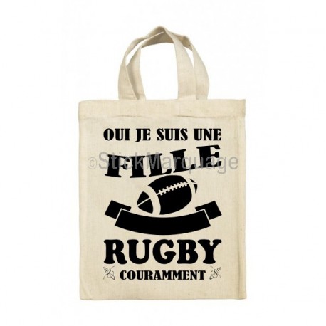 Tote Bag Fille Rugby