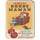 Plaque aluminium Laine de Bonne Maman