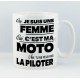 Mug Fille Oui c'est ma Moto