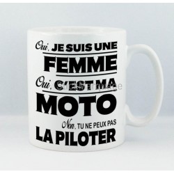 Mug Fille Oui c'est ma Moto