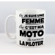 Mug Fille Oui c'est ma Moto