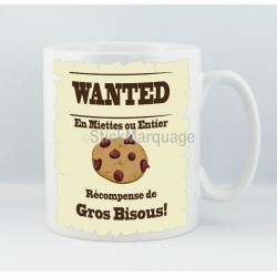 Mug Wanted Cookies