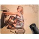 Tapis de souris Pin-Up Garage