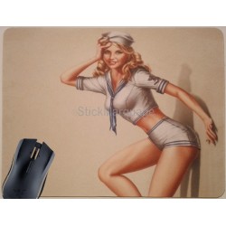 Tapis de souris Pin-Up 