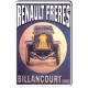 Plaque aluminium Renault Frères Billancourt