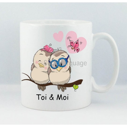 Mug "Oiseaux Amoureux"