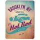 Plaque aluminium Hot Rod Turquoise