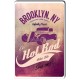 Plaque aluminium Hot Rod Violet