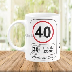 Mug Anniversaire 40 Ans