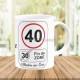 Mug Anniversaire 40 Ans