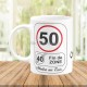 Mug Anniversaire 50 Ans