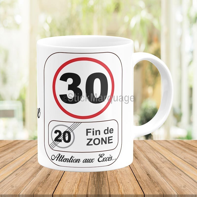 Mug Cadeau Anniversaire 40 Ans impression artisanale française en