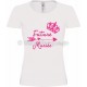 T-shirt Blanc Femme EVJF Future Mariée