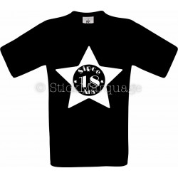 T-shirt noir Homme 18ème Anniversaire - Since 18 Ans