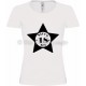 Tee-shirt Blanc Femme 18ème Anniversaire "Since 18 Ans"