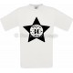 Tee-shirt Blanc Homme 30ème Anniversaire - Since 30 Ans