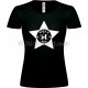 T-shirt Noir Femme 50ème Anniversaire "Since 50 Ans"