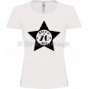 T-shirt Star Blanc Femme 70ème Anniversaire "Since 70 Ans"