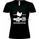 T-shirt noir femme Woodstock 50ème Anniversaire