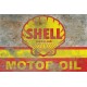 Plaque aluminium Shell Motor Oil