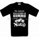 Tee-shirt noir homme moto Norton