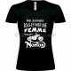 T-shirt noir femme moto Norton