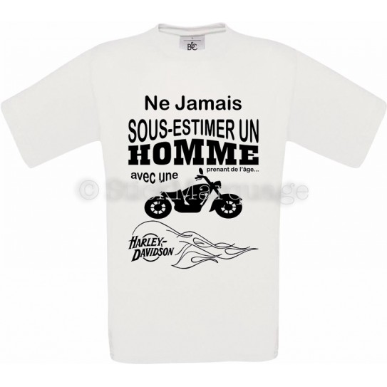 T Shirt Moto Harley Davidson Tee Shirt Blanc Homme Impression Flex En Aquitaine France T Shirt Moto Harley Davidson Tee Shirt Blanc Homme Impression Flex En Aquitaine France