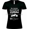 T-shirt noir femme moto Harley-Davidson