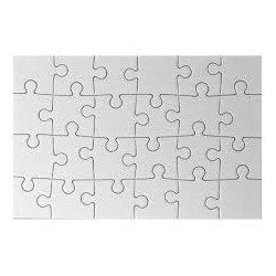 puzzle vierge sublimable A6 - 24 pièces
