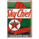 Plaque aluminium Texaco Sky Chief Gasoline