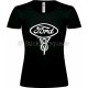 Tee-shirt Noir Femme Ford V8