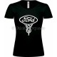 Tee-shirt Noir Femme Ford V8