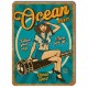 Plaque metal Pin-Up Ocean Spirit