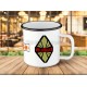 Tasse métal émaillée VéloSolex