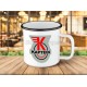 Tasse métal émaillé Kaptein
