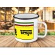 Tasse métal émaillé Vespa